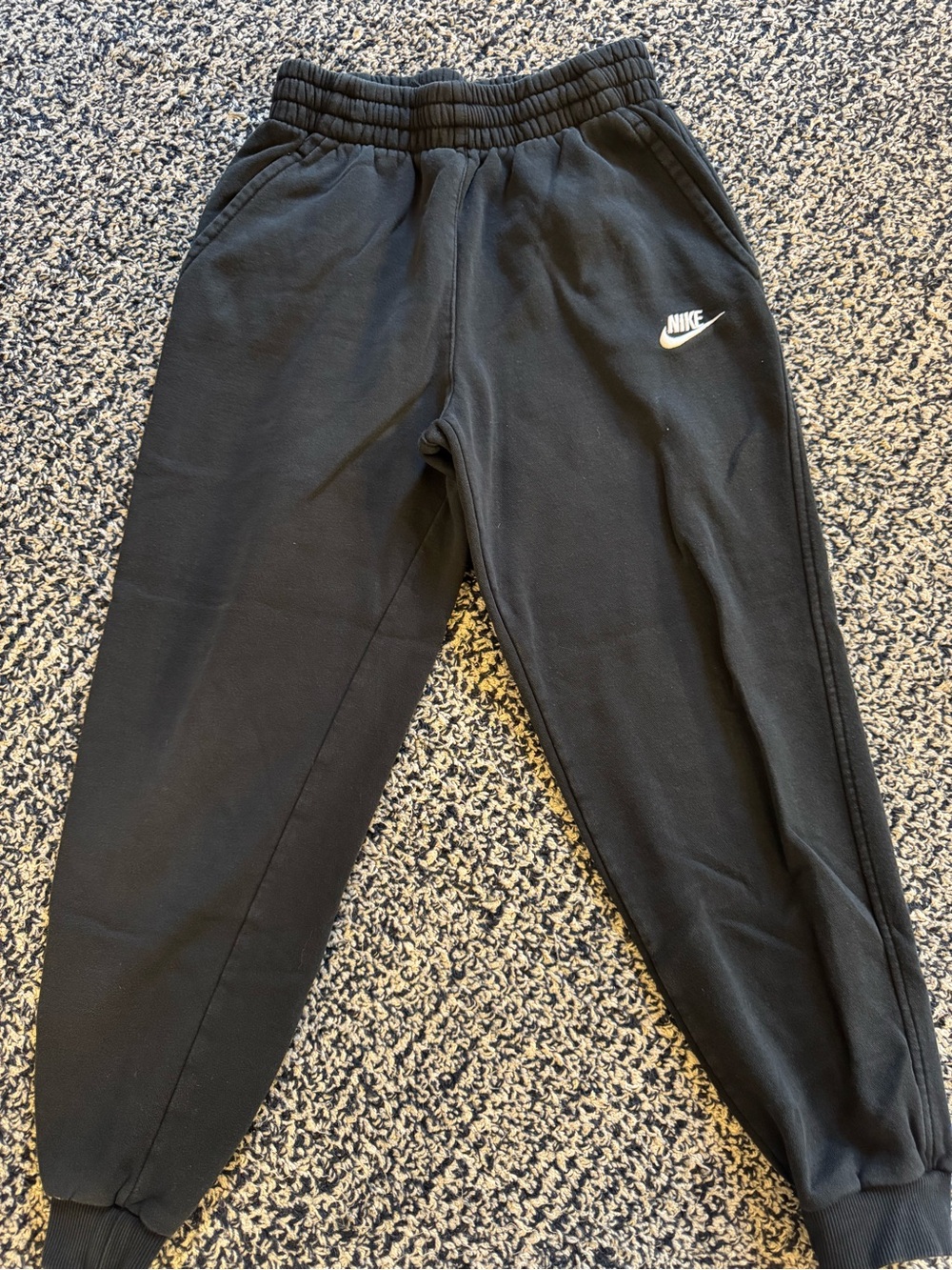 Nike Kids Black Fleece Jogger Pants siz